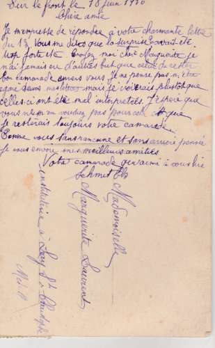 cpa Poilu Fidèle compagnon ....