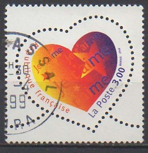 france 3218 - coeur saint valentin - yt : 3218