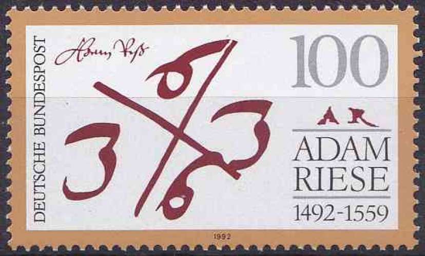 Allemagne 1992 neuf** MNH N° 1440