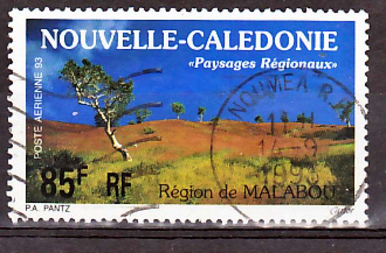 Nouvelle Calédonie PA 300 1993 paysage oblitéré used 