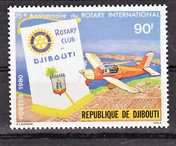 Djibouti 515 Rotary 1980 neuf ** TB  mnh cote 2.2