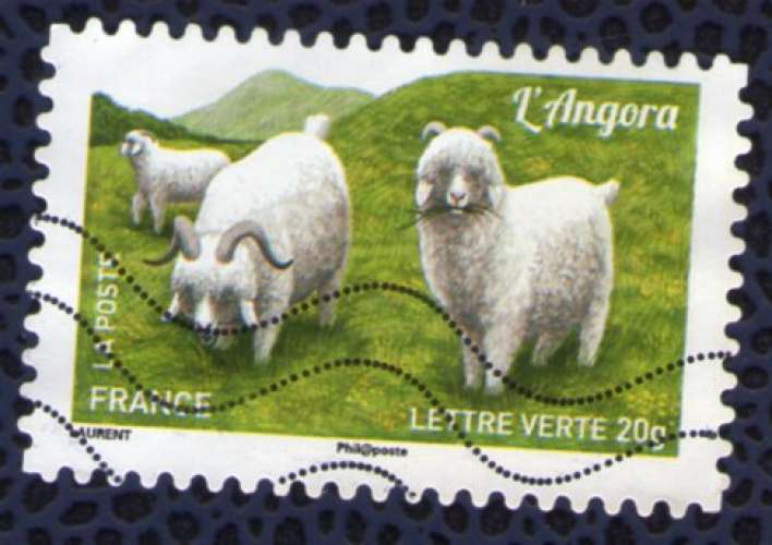 France 2015 Oblitéré Used Stamp Goat Chèvre L'Angora