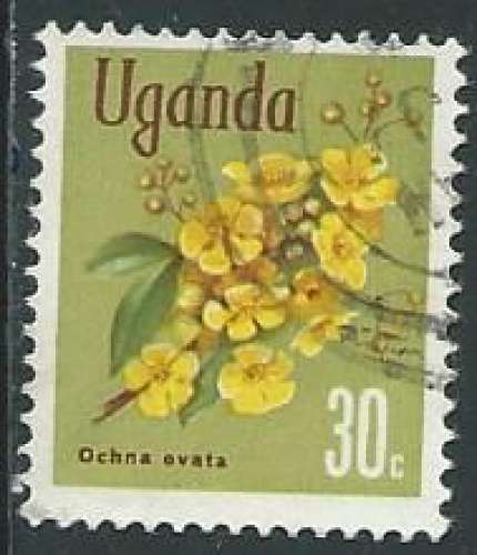 Ouganda - Y&T 0086 (o) - Fleurs  -