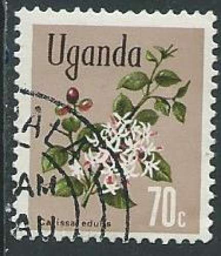 Ouganda - Y&T 0090 (o) - Fleurs  -