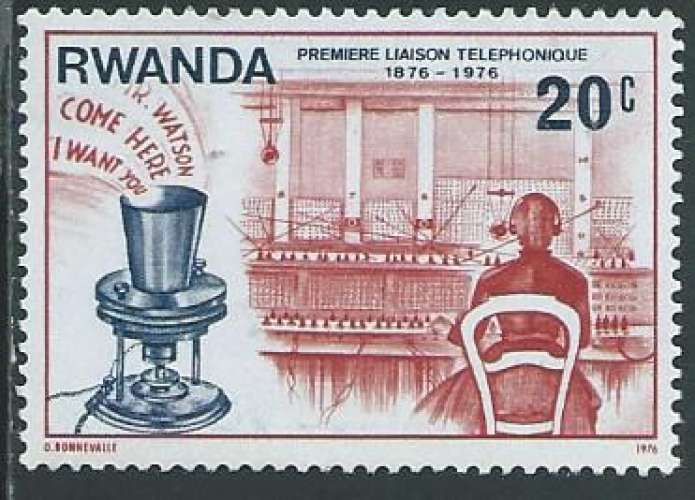 Rwanda - Y&T 0721 (**) - Premier téléphone -