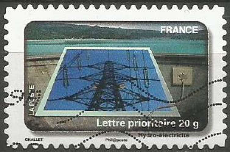 France - Y&T AA 0407 - Hydro-électricité - Protégeons l'eau