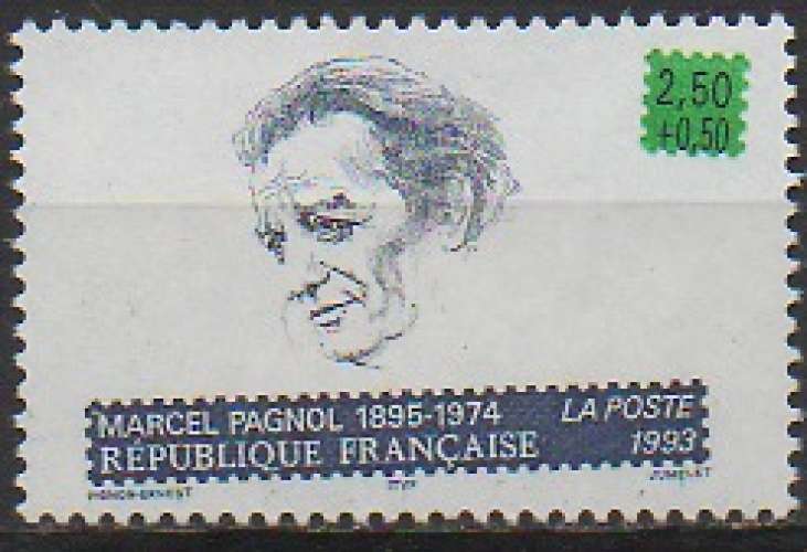 France Y & T : 2802 - écrivain : marcel pagnol