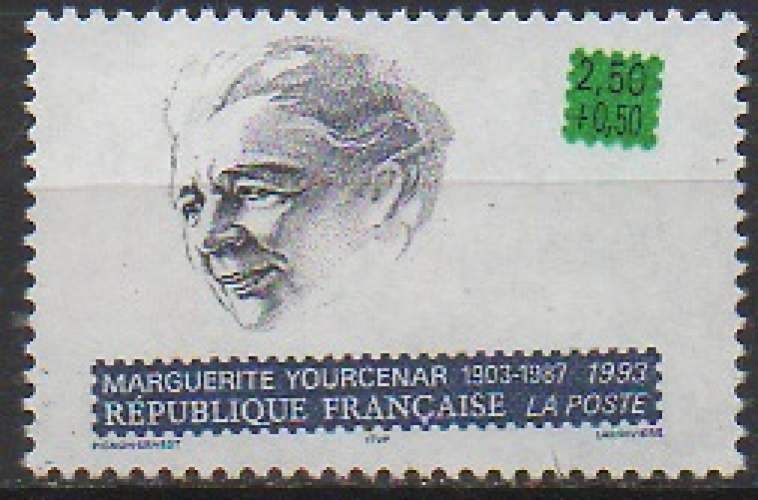 France Y & T : 2804 - écrivain : marguerite yourcenar