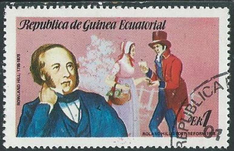 Guinée équatoriale - Y&T 0160 (o) - Sir Rowland Hill -