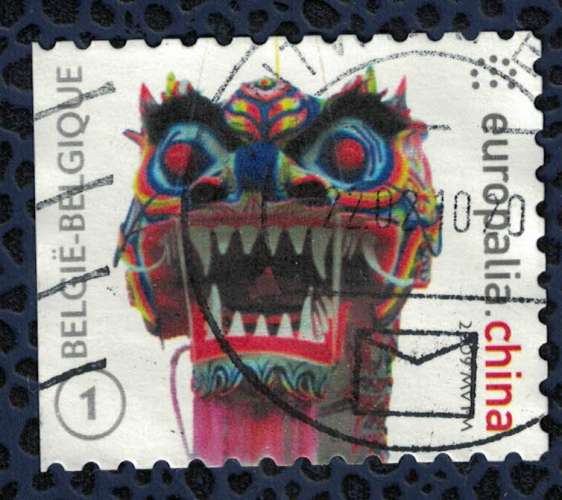 Belgique 2009 Oblitéré Used Europalia China non dentelé gauche