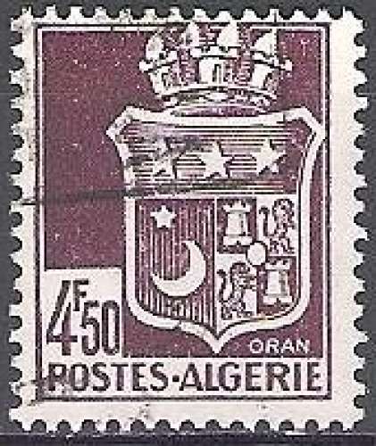  Algérie 1942 Michel 192IIC O Cote (2005) 0.30 Euro Armoirie Oran