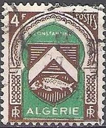  Algerie 1947 Michel 270 O Cote (2005) 0.30 Euro Armoirie Constantine Cachet rond