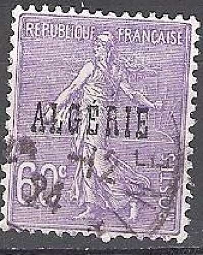  Algérie 1924 Michel 16 O Cote (2005) 0.60 Euro Semeuse lignée Cachet rond