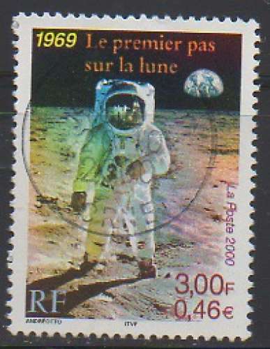 France 2000 - Y & T : 3355 - premiers pas sur la lune