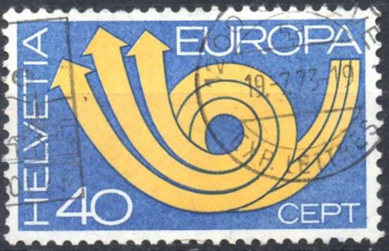8326N - Y&T n° 925 - oblitéré - Europa - 1973 - Suisse