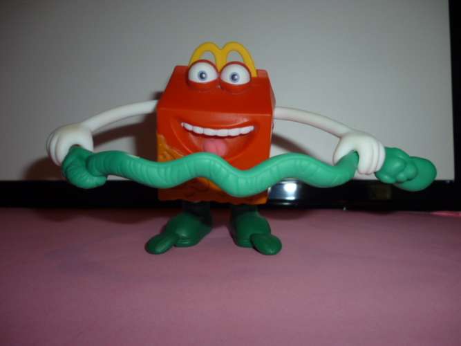 Figurine Mr Happy avec serpent / Mc Donalds / 2012