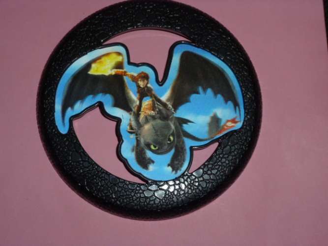 Frisbee Dragons 2 noir / Mc Donalds DWA / 2014
