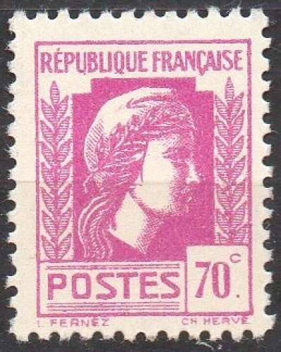 8782N - Y&T n° 635 - neuf sans charnière - Marianne d'Alger - 1944 - France