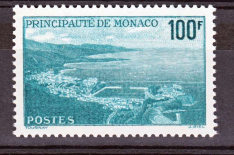 Monaco 509 1959 1/4 de cote vues neufs avec trace de charnière* MH con CHARNELA cote 10.25