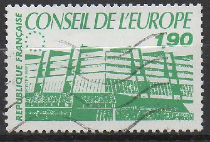 France service 1987 - Y & T : 93 (o) - Conseil de l'Europe