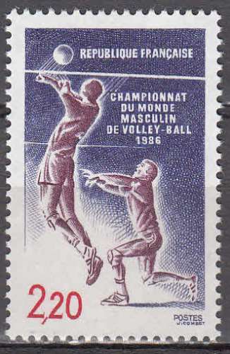 France 1986  Y&T  2420  N**   sports   volley-ball  