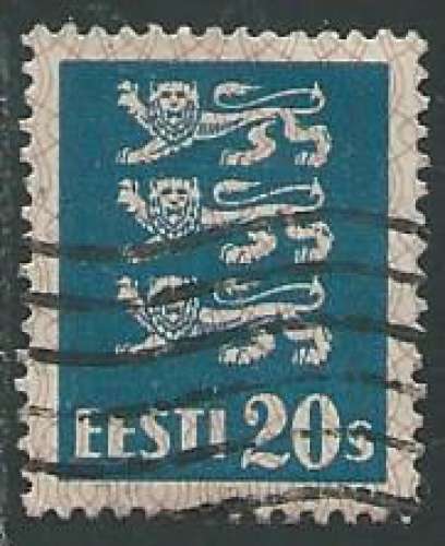 Estonie - Y&T 0105 (o) - Armoiries -