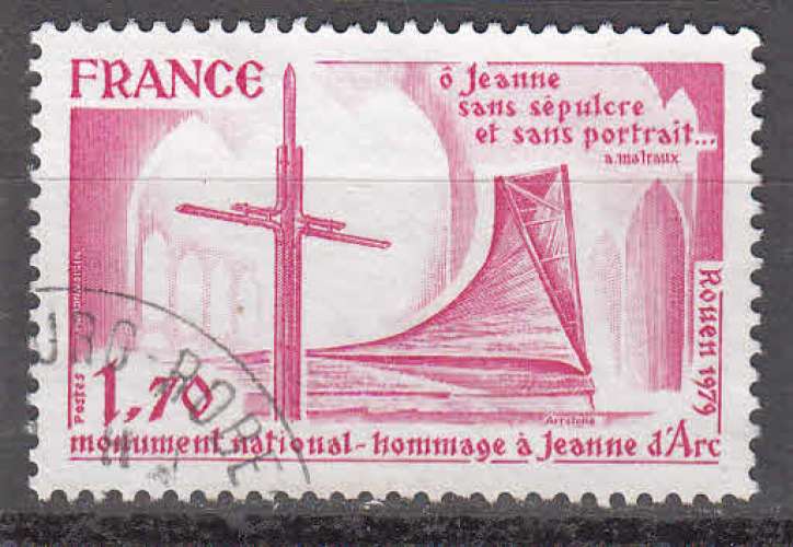 France 1979  Y&T  2051  oblitéré  (2)