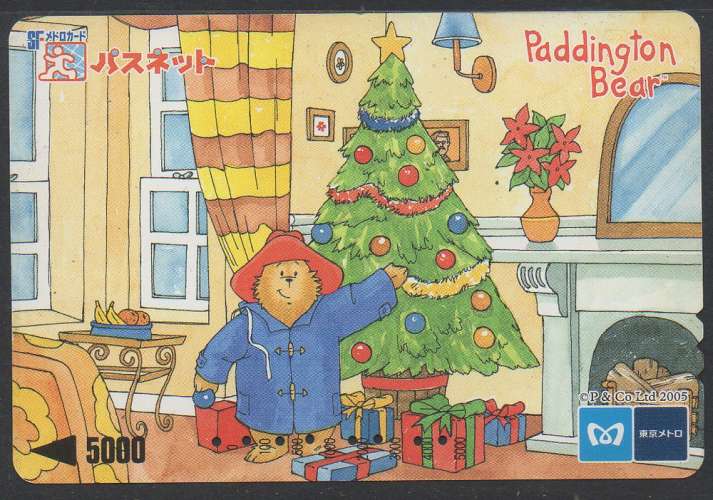 Telecarte Japon Paddington bear ours