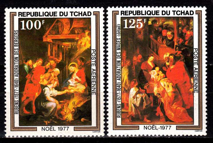 Tchad Pa 214 / 15 Noël / Oeuvres de Rubens