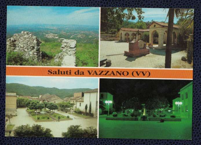 Italie 2004 lot 2 Oblitérés sur carte postale écrite Vazzano