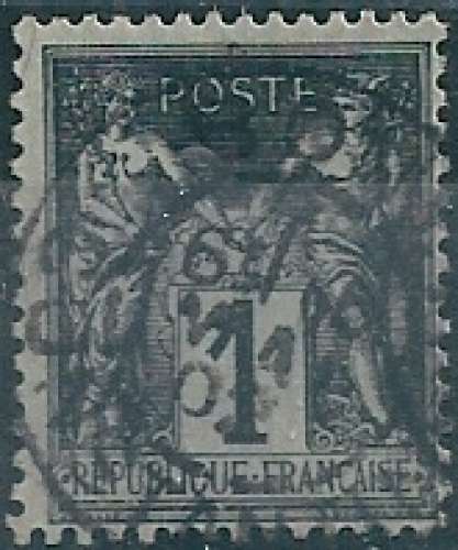 France - 1877 - Y&T 83 (o) - cancelled - used 