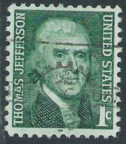 Etats Unis - Y&T 0816 (o) - Thomas Jefferson -