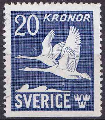 Suède 1942 oblitéré poste aérienne n° 7a