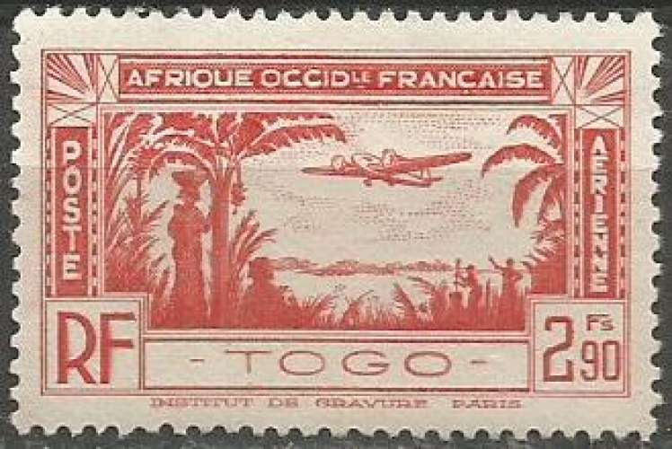 Togo - Y&T Poste Aérienne n° 0002 - Afrique Occidentale Française