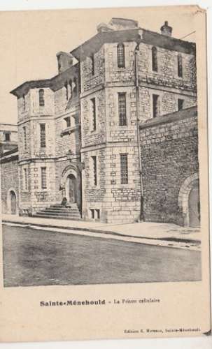 cpa  51 Sainte-Ménehould La Prison Cellulaire