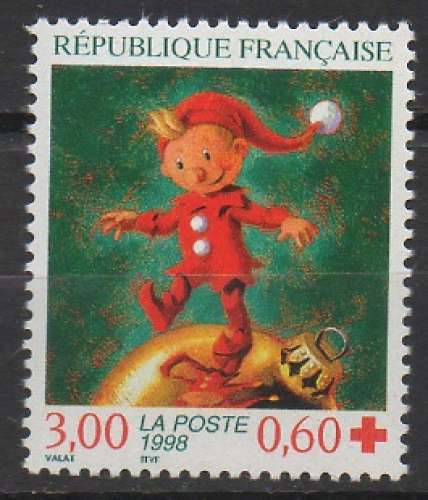 France 1998 - Y & T  3199 ** - Croix-Rouge : lutin