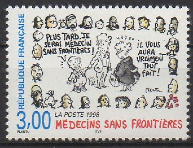 France 1998 - Y & T  3205 ** - Médecins Sans Frontières