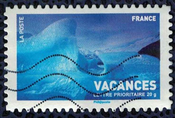 France 2007 Oblitéré Used Vacances Glacier Y&T 4043