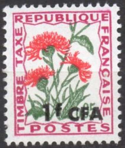 9614N - Y&T n° 48 - timbre taxe neuf sans charnière - Fleurs des champs - 1964/65 - Réunion