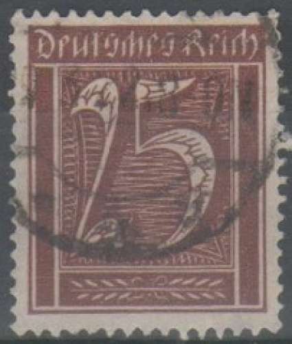 Allemagne 1921 - Chiffre 25 pf.