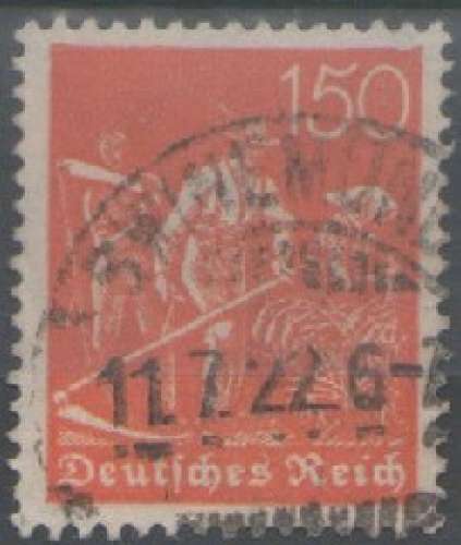 Allemagne 1922 - Ordinaire 150 pf.