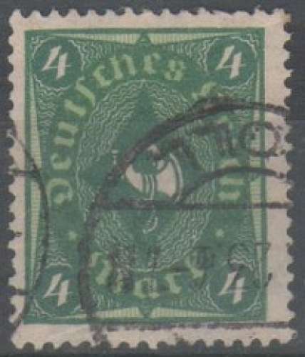 Allemagne 1922 - Cor 4 m.