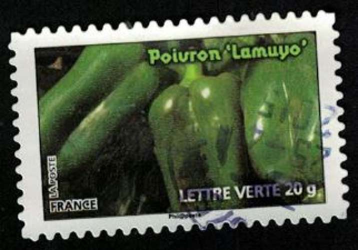 France 2012 Oblitéré rond used Poivrons Lamuyo Y&T 747