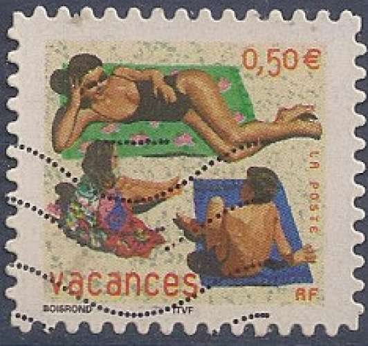 FRANCE 2003 : yt 35 Oblitéré/Used # Vacances