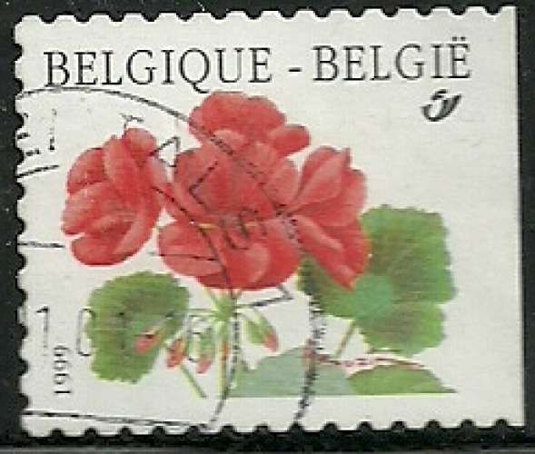 Belgique 1999 - Fleurs - Géranium - N° Y&T 2875A autoadhésif oblitéré