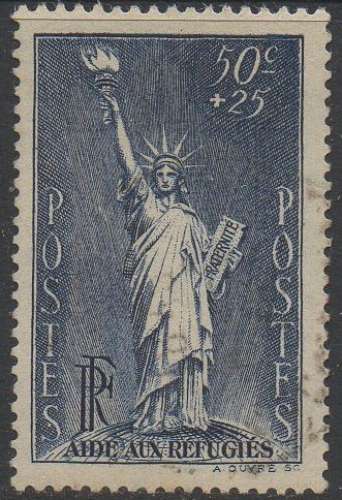 France N° 252 obl statue Liberté