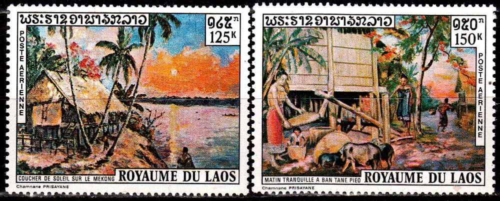 Laos Pa 85 / 86 Tableaux de Chammane Prisayane