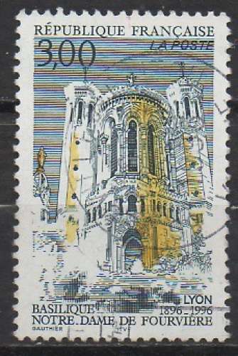 France 1996  - Y & T : 3022 - BASILIQUE DE FOURVIÈRE