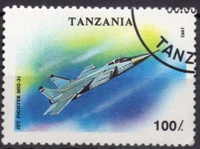 A428 - Y&T n° 1460 - oblitéré - Mig 31 - 1994 - Tanzanie