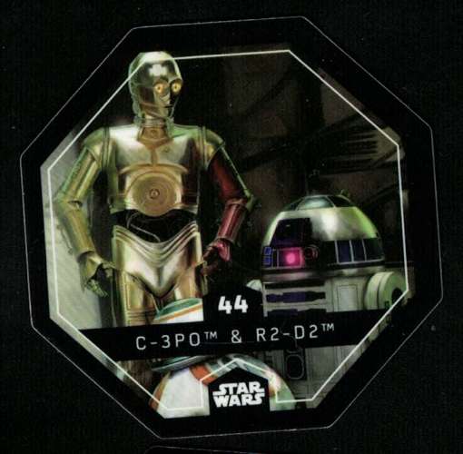 Jeton E. Leclerc Cosmic Shells Star Wars C-3 PO & R2-D2 44